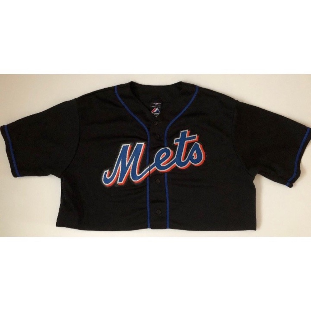 MLB NY Mets Ike Davis Majestic Jersey